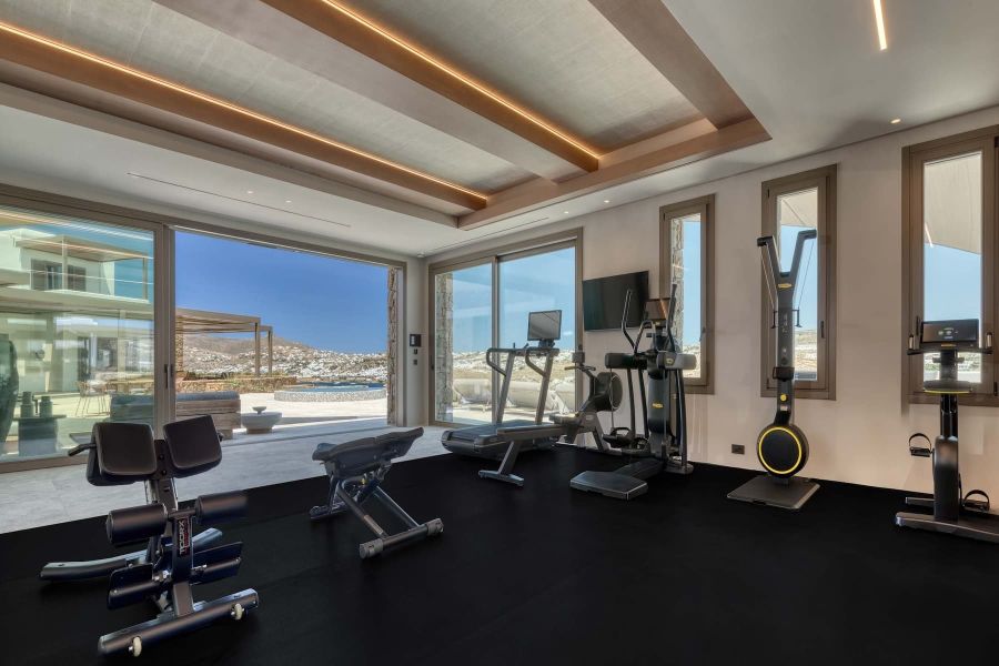 mykonos villas gym