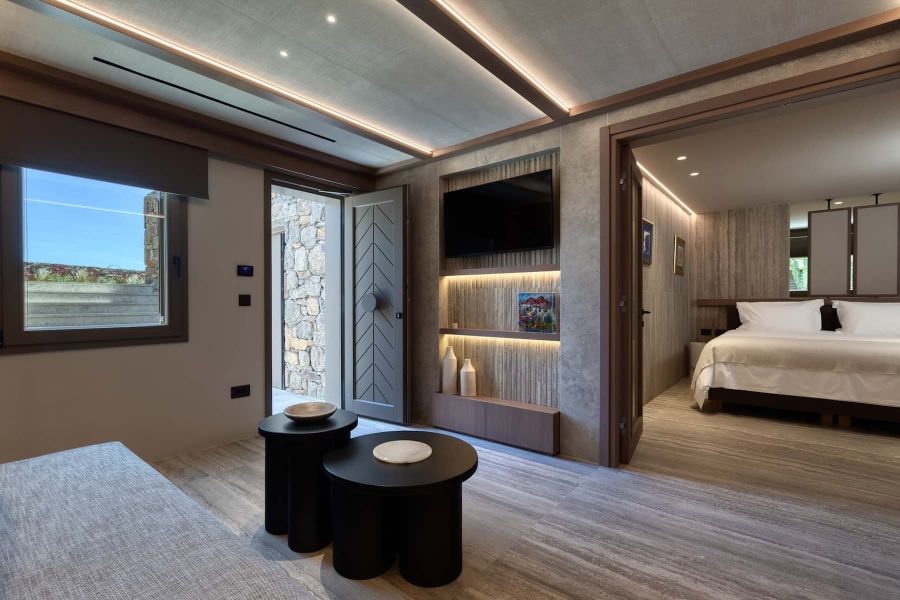 Mykonos villas bedroom luxury
