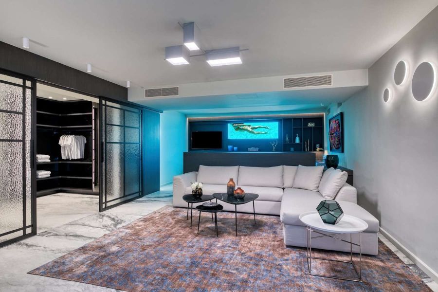 private bedroom area