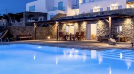 Luxury villa Mykonos, private seaview villa mykonos