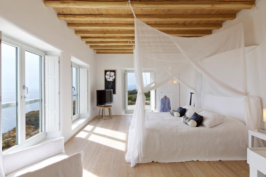 bedroom mykonos villa