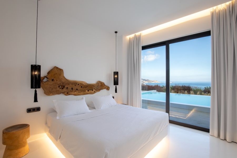 private villa bedroom