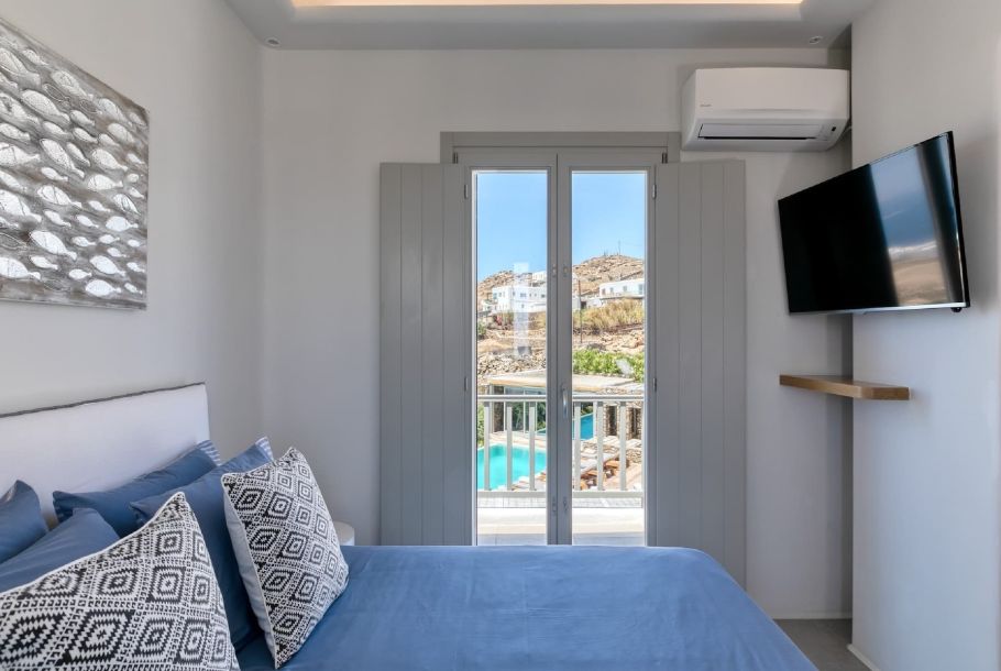 Complex villa bedroom