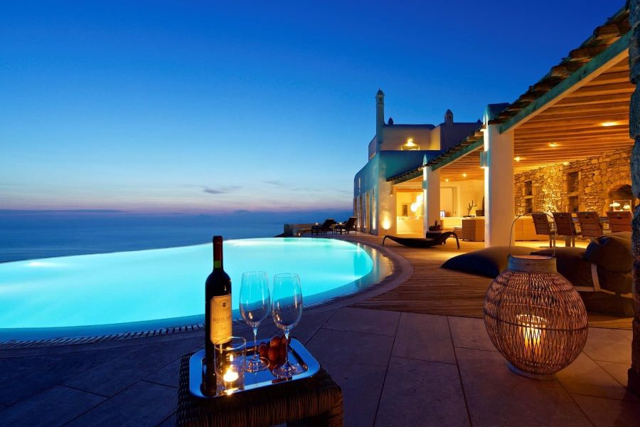mykonos private pool