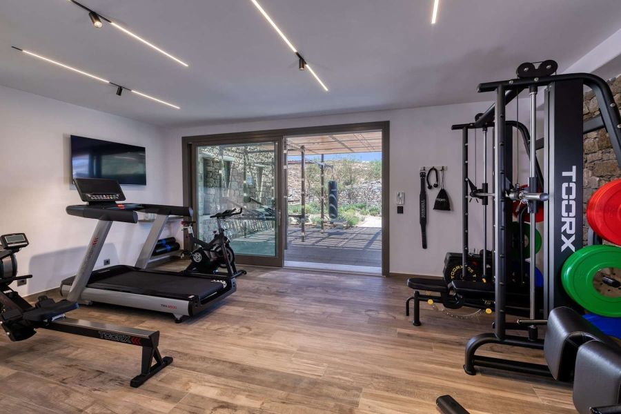 Villa private gym