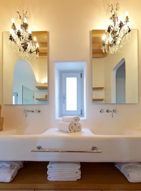 villa mykonos bathroom
