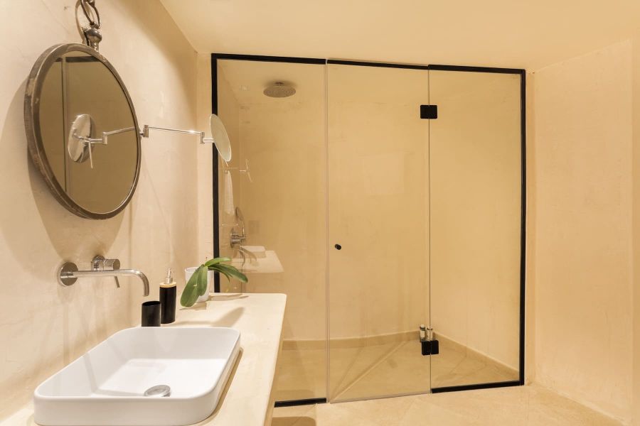 Luxury bathroom mykonos