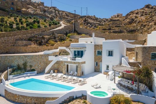 Mykonos retreat complex, retreat villa mykonos