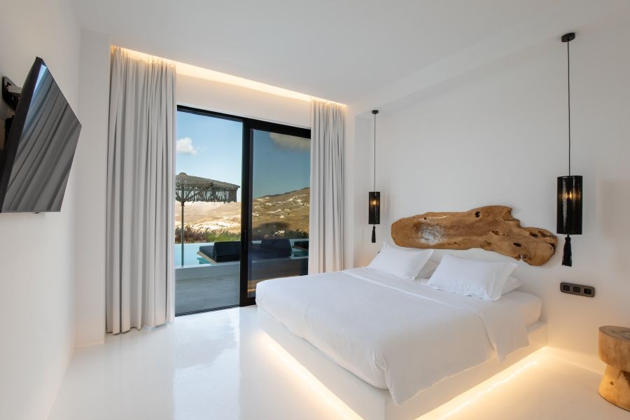 bedroom mykonos villa