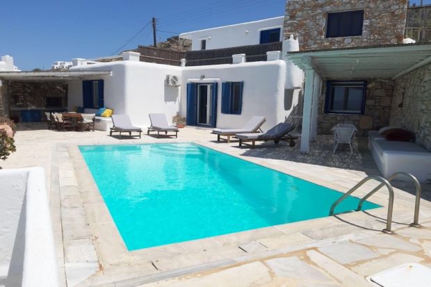 villa Mykonos, private family villa