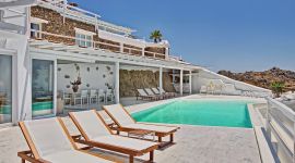 Mykonos villa cyclades, rental villa party