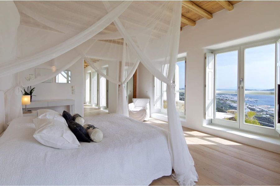 mykonos private bedroom