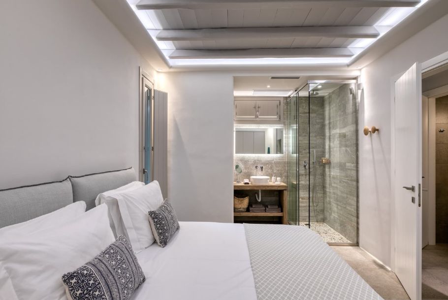 Complex villa bedroom